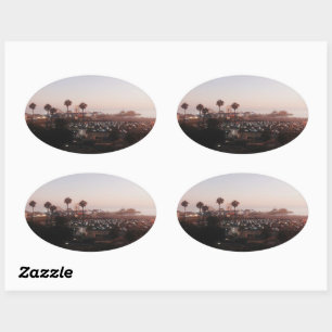 Adesivo Oval Papais noeis Mônica Pier Patch