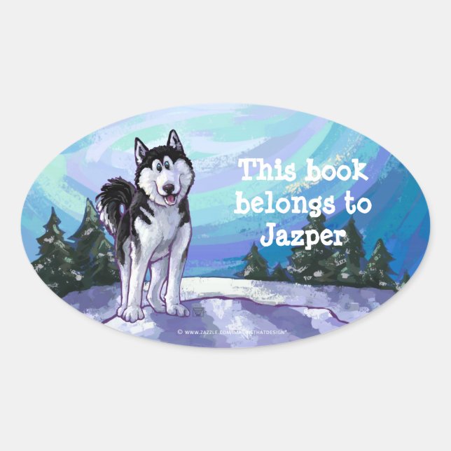 Adesivo Oval Papel de Carta de rouco (Frente)