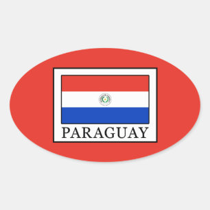 Adesivo Oval Paraguai