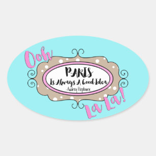 Adesivo Oval Paris