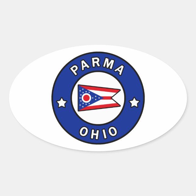 Adesivo Oval Parma Ohio (Frente)