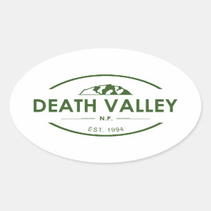 Adesivo Oval Parque Nacional do Vale da Morte