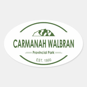 Adesivo Oval Parque Provincial de Carmanah Walbran