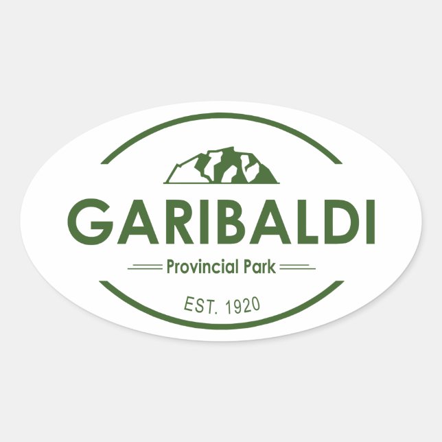 Adesivo Oval Parque Provincial de Garibaldi (Frente)