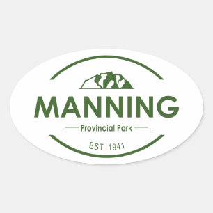 Adesivo Oval Parque Provincial de Manning
