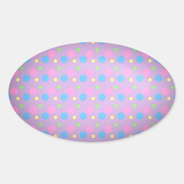 Adesivo Oval Páscoas (Frente)