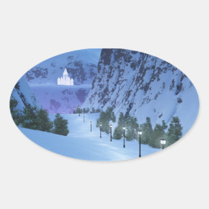 Adesivo Oval Pass of Light Stickers