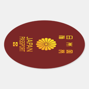 Adesivo Oval Passaporte Nippon