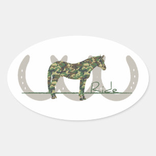 Adesivo Oval Passeio Camo