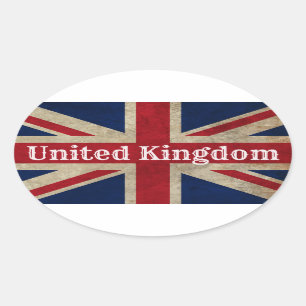 Adesivo Oval Pavilhão do Reino Unido