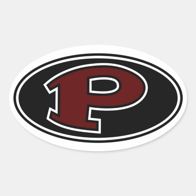 Adesivo Oval Pearland Oilers Logo Stickers (Frente)