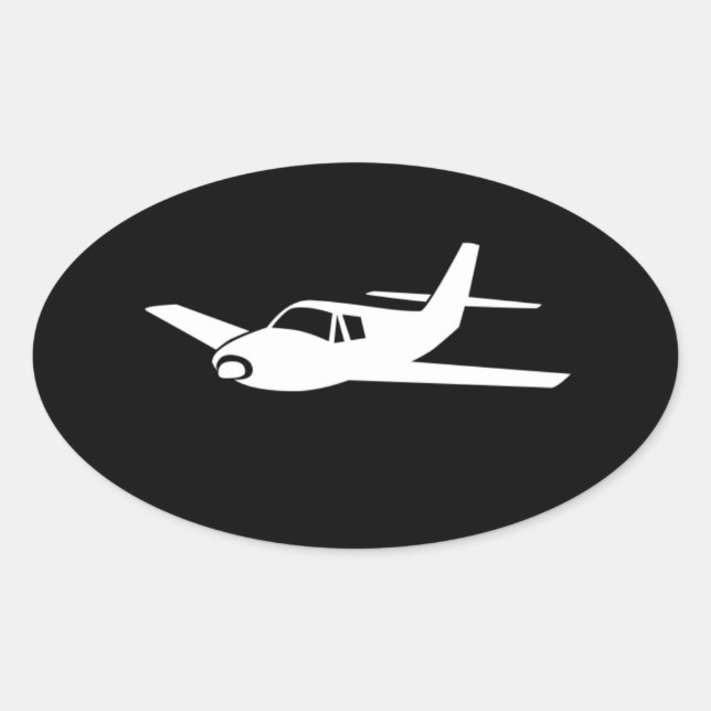 Adesivo Oval Pelo amor aos autocolantes voadores (Frente)