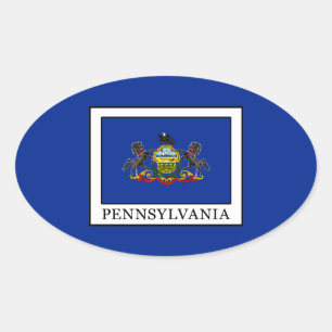 Adesivo Oval Pensilvânia