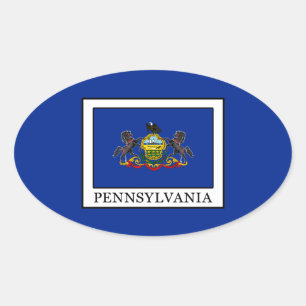 Adesivo Oval Pensilvânia