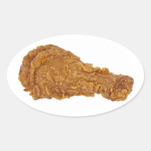 Adesivo Oval Perna de frango