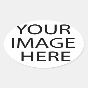 Adesivo Oval Personalizado Personalizado Sua Própria Fotografi