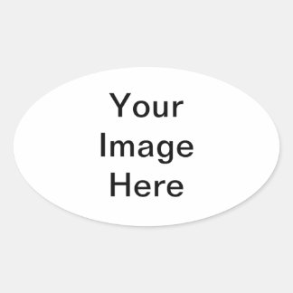 Adesivo Oval Personalizar com o logotipo ou nome da sua empresa