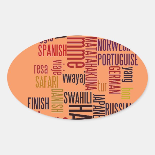 Adesivo Oval Personalizar produto (Frente)