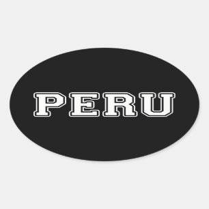 Adesivo Oval Peru