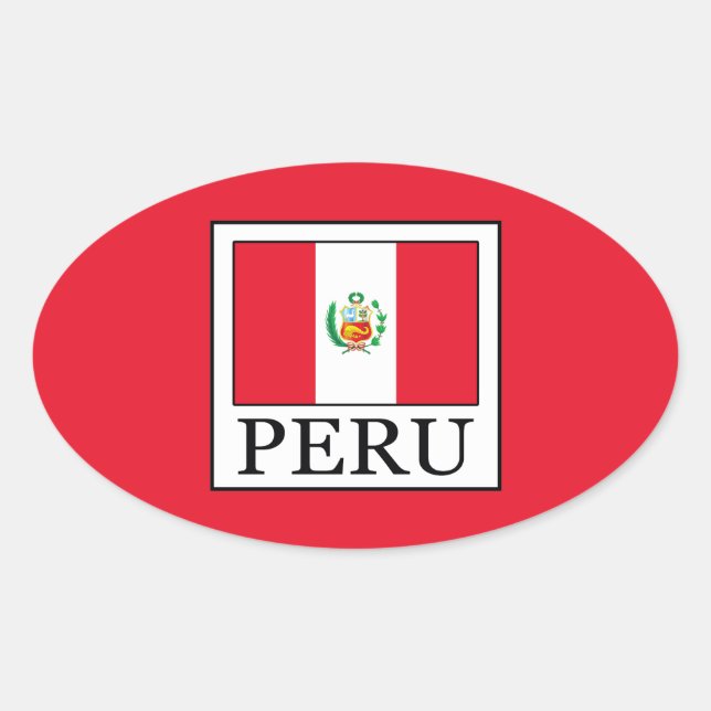 Adesivo Oval Peru (Frente)