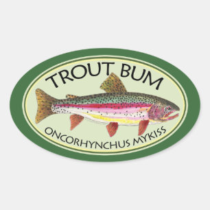 Adesivo Oval Pesca de Bum