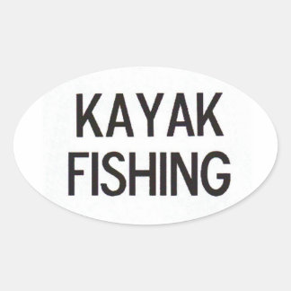 Adesivo Oval Pesca Kayak Euro Decal