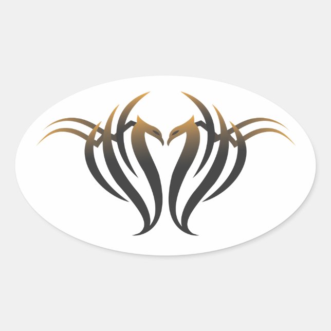 Adesivo Oval Phoenix (Frente)