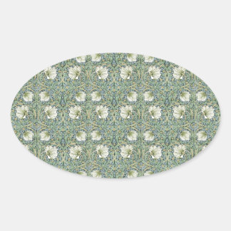 Adesivo Oval Pimpernel de William Morris