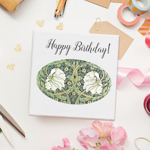 Adesivo Oval Pimpernel Pattern William Morris