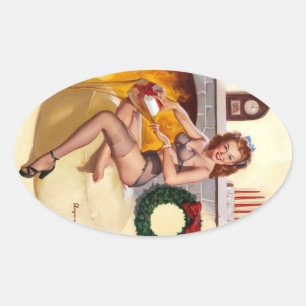 Adesivo Oval Pino de travamento