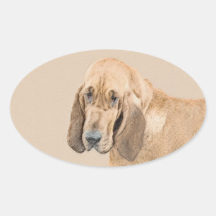 Adesivo Oval Pintura de galhões - Arte de Cachorro Original