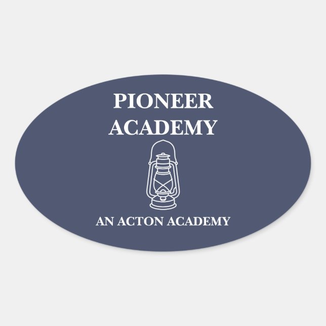 Adesivo Oval Pioneer Acton Academy Oval Sticker (Frente)