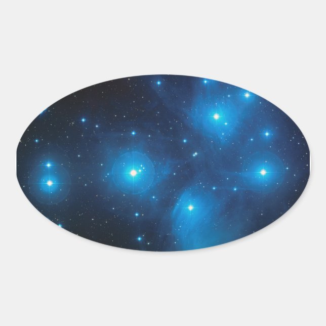 Adesivo Oval Pleiades Oval Sticker (Frente)