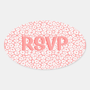 Adesivo Oval Pop Lepard