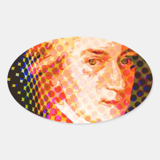 Adesivo Oval Pop Mozart