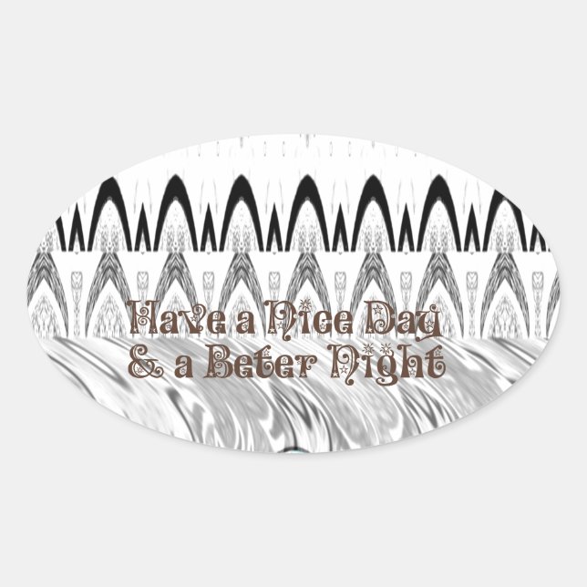 Adesivo Oval Presente de Chá de Noiva Arte Impressa (Frente)