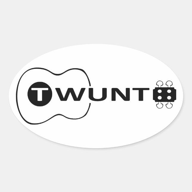 Adesivo Oval Presentes da TWUNT (Frente)