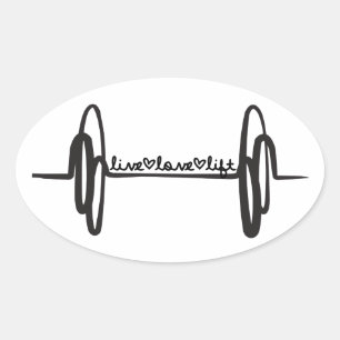 Adesivo Oval Preto vivo do bar do elevador do amor