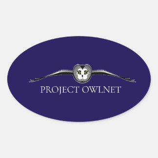 Adesivo Oval Project Owlnet