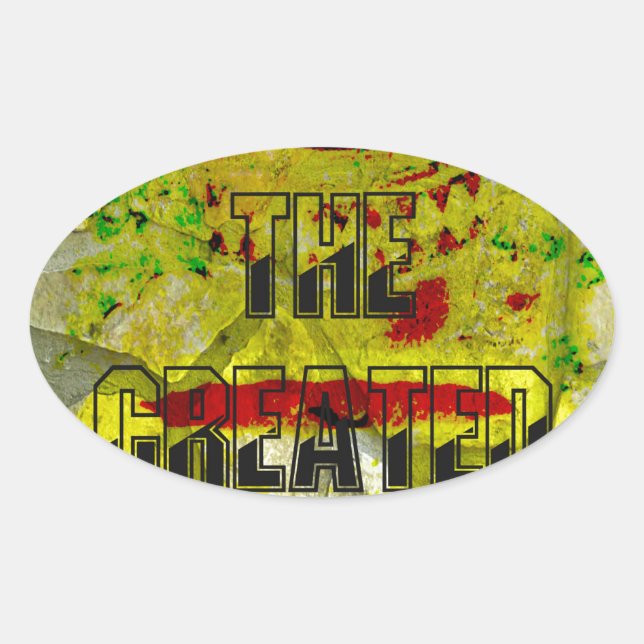 Adesivo Oval Promessa do ouro: O Script do Ouro do Destino (Frente)