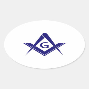 Adesivo Oval Quadrado e bússolas modernos