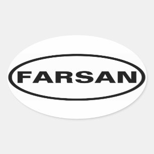 Adesivo Oval QUATRO Farsan