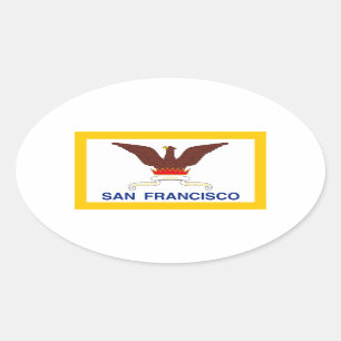Adesivo Oval Quatro Sinalizador São Francisco