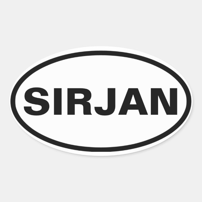 Adesivo Oval QUATRO Sirjan (Frente)