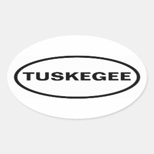 Adesivo Oval QUATRO Tuskegee, Alabama