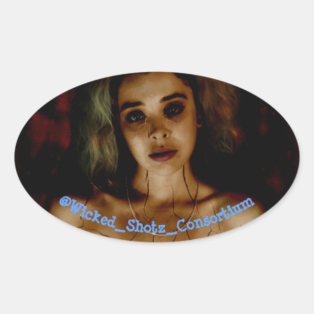 Adesivo Oval Quebrado (Frente)