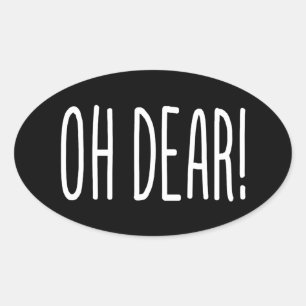 ADESIVO OVAL QUERIDA! OVAL STICKER