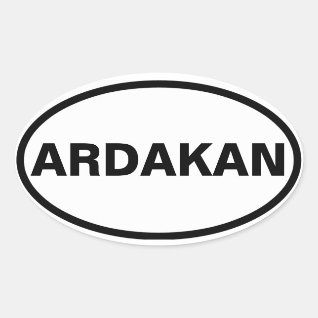 Adesivo Oval QUOUR Ardakan (Frente)
