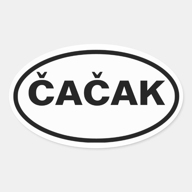 Adesivo Oval QUOUR Čačak (Frente)