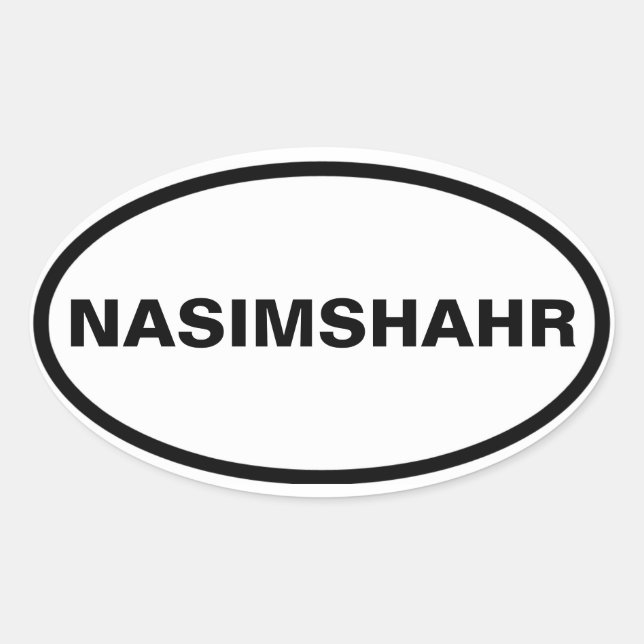 Adesivo Oval QUOUR Nasimshahr (Frente)